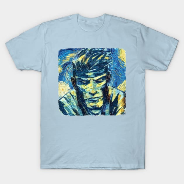 Gambit Van Gogh Style T-Shirt by todos